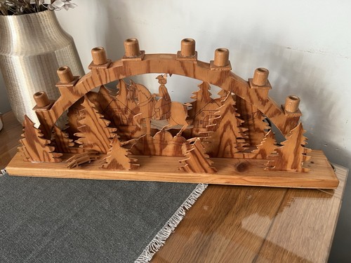 Großer holz schwibbogen - großer,