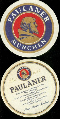 Bierdeckel paulaner münchen - paulaner,
