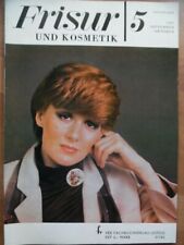 FRISUR UND KOSMETIK Nr. 5 - 1980 Haarschnitt Mode Haare DDR Friseur