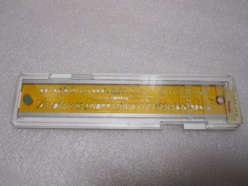 Rotring schriftschablone - rotring,