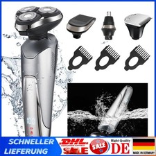 4 In-1 Elektrorasierer Herrenrasierer Akku Rasierer Nass &Trocken Rasierapparat