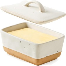 Butterdose Keramik mit Deckel