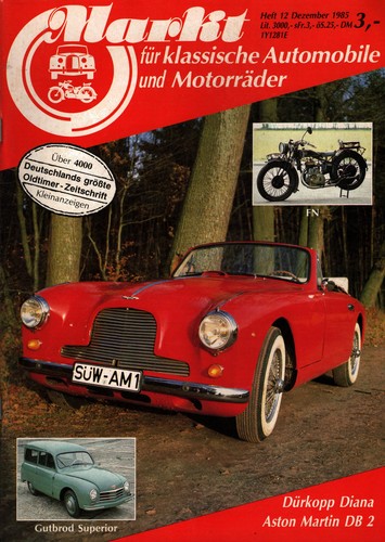 Zeitschrift oldtimer markt - zeitschrift,