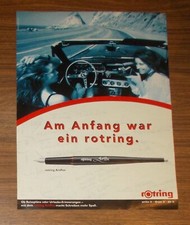 Seltene Werbung ROTRING ARTPEN