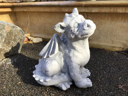 Steinfigur drache steinguss - drache,,