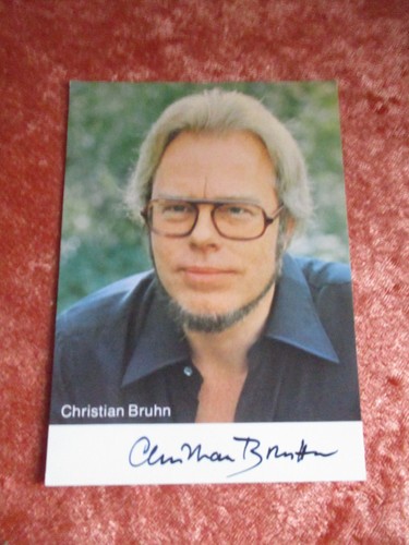 Original autogramm christian - original,