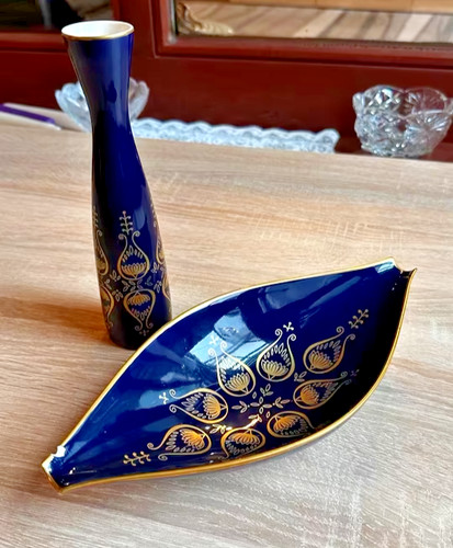 Porzellan set vase schale - porzellan-set:,
