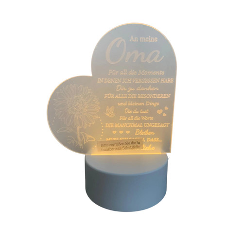 Nachtlicht lampe geschenk oma - lampe,