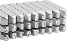 Pickardt Schlagbuchstaben Einschlagbuchstaben 2-25mm Einschlagstempel A-Z + &