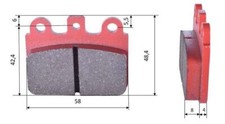 Set of brake pads (2 units)