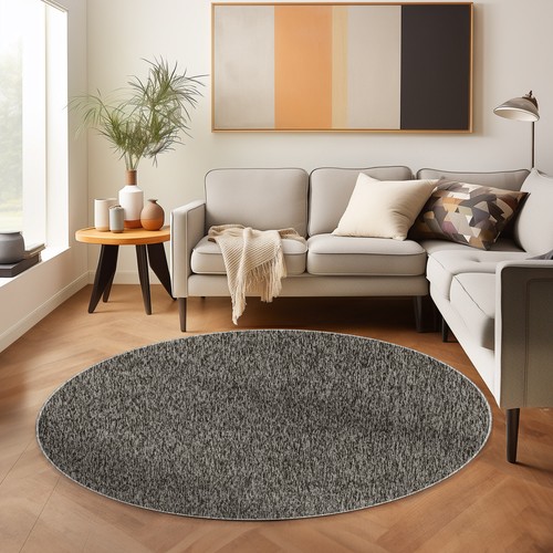 Kurzflor teppich rund - kurzflor,