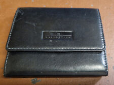 Kartenbörse M.Collection Kartentasche Leder Schwarz Querformat für 11 Karten