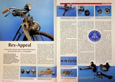 Oldtimer Praxis 2586) Rex 50 Fahrrad-Hilfsmotor seziert - ein interessanter Beri