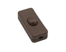 Zwischenschalter braun 2A 250V 1-Polig schaltend für 2 Adern