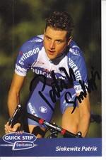 Patrik SINKEWITZ - Deutschland, Radsport, Team Quick Step 2004, Original!