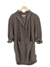 Acne Hemdblusenkleid Grau Gr. 34 A-Linie Minimalistisch Skandinavisch Damen