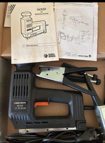 Black decker tacker klammern - &,