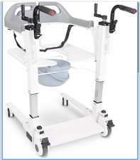 Transferstuhl mit Rollen für Behinderte, Kommode & Patientenlift extra breit
