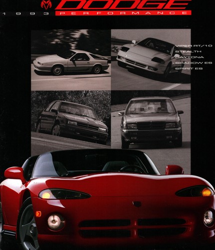 Prospekt dodge performance - prospekt, von