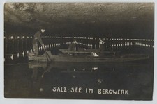 Vintage  Salz-See im Bergwerk