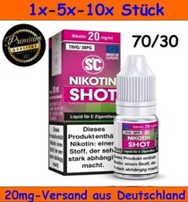 1x 5x 10x SC Nikotin Shots
