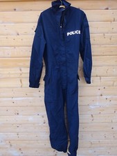 Brit. Polizei Einsatzkombi blau, Einsatzoverall Gr. 92 REG, gebr. Top , FR Ver.