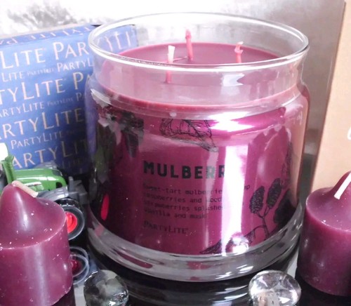 Partylite maulbeere docht - partylite, maulbeere🫐3-docht
