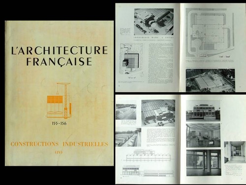 Architecture francaise 1955 - l'architecture,