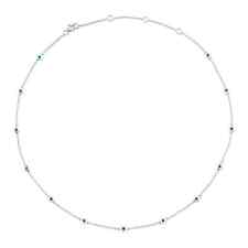 14K Weißgold Smaragd Von Yard