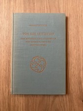 Von der Initiation, Rudolf Steiner, in Leinen gebundene Ausstattung von 1959