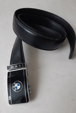 B M W  Gürtel Herren 130 cm Leder schwarz