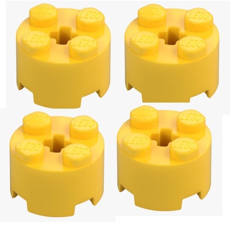 Lego rundstein 2x2 bright - 2x2,