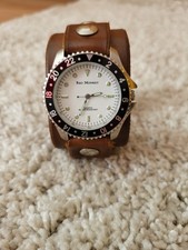 Kult Red Monkey Los Angeles Damen Herren Armbanduhr unisex Leder