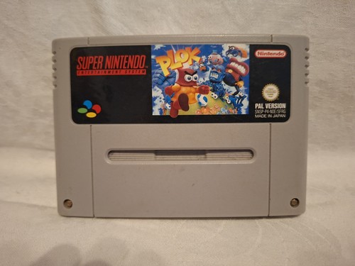 Plok snes spiel - plok, nintendo