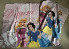 Set Kinder Bettwäsche Disney Prinzessinnen rosa Kissen + Bettdecke