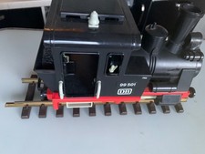 Playmobil Eisenbahn, LGB; schwarze Dampflok 99804, Art.-Nr. 4051 komplett