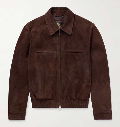 Lederjacke herren braun - braun, reines
