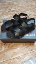 Ecco Damensandalen schwarz Größe 39 NEU