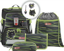 Step by Step Schulranzen Schultasche Set SPACE Wild Cat Chiko 5-tlg Jungen