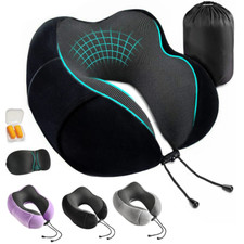 Nackenkissen Memory Schaum Kopfstütze Flugzeug Auto-Reisekissen Nackenhörnchen