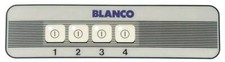 Blanco Tastaturfolie 4-fach