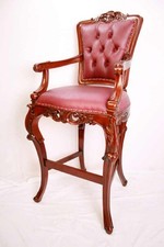 Elegante Chippendale Barstuhl