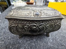 Schmuckschatulle Silberfarbig Vintage Speyer Dom 9x7x6cm