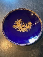 Heinrich Wandteller echt Kobalt 30 cm G