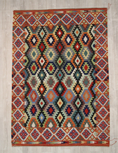 Handgewebter kelim afghan - kelim,