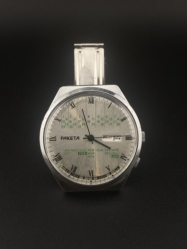 Raketa calendar 90er - raketa, uhr
