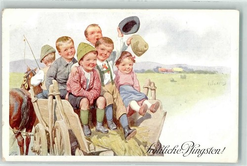 Pfingsten kinder auf - kinder, einem