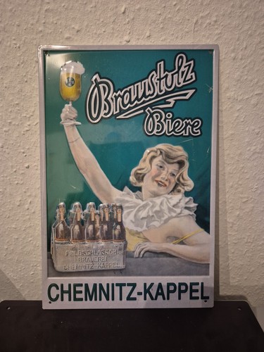 Blechschild bier werbung - ,
