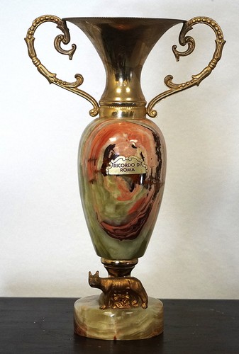 Vintage onyx messing - &,