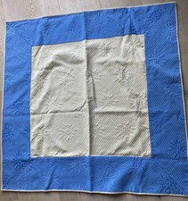 tischdecke provence 110 X 110 cm breite Bordüre aus Baumwolle Dick Mehrlagig